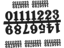 Conjuntos De Numerais Arábicos Para Relógio Kit Faça Você Mesmo Para Numeração De Relógios Digit Gokoco