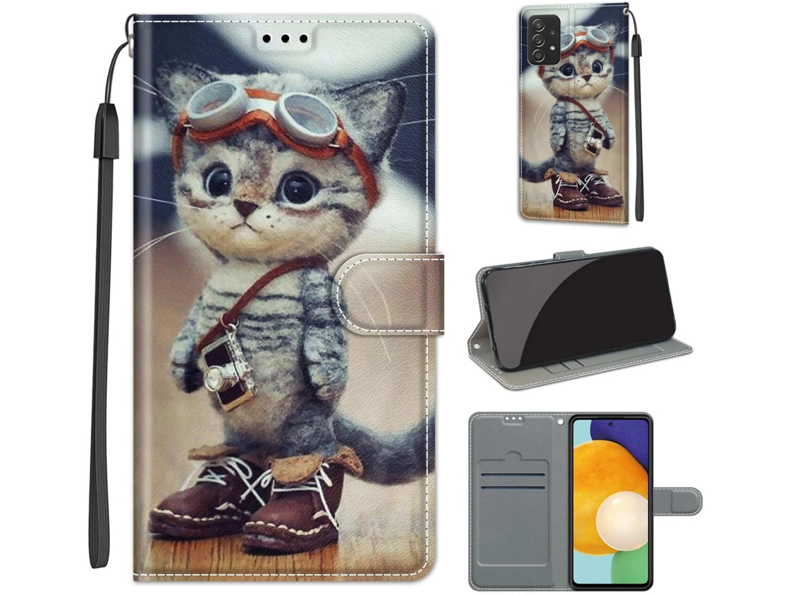 Capa Fecho para Samsung Galaxy A53 5G HONGWE. Anti-Choque Magnética com Porta-Cartões