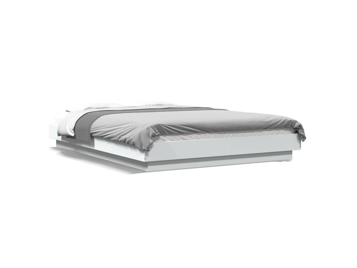 Estrutura de Cama MAISON EXCLUSIVE Derivados de Madeira Branco (120x190 cm)
