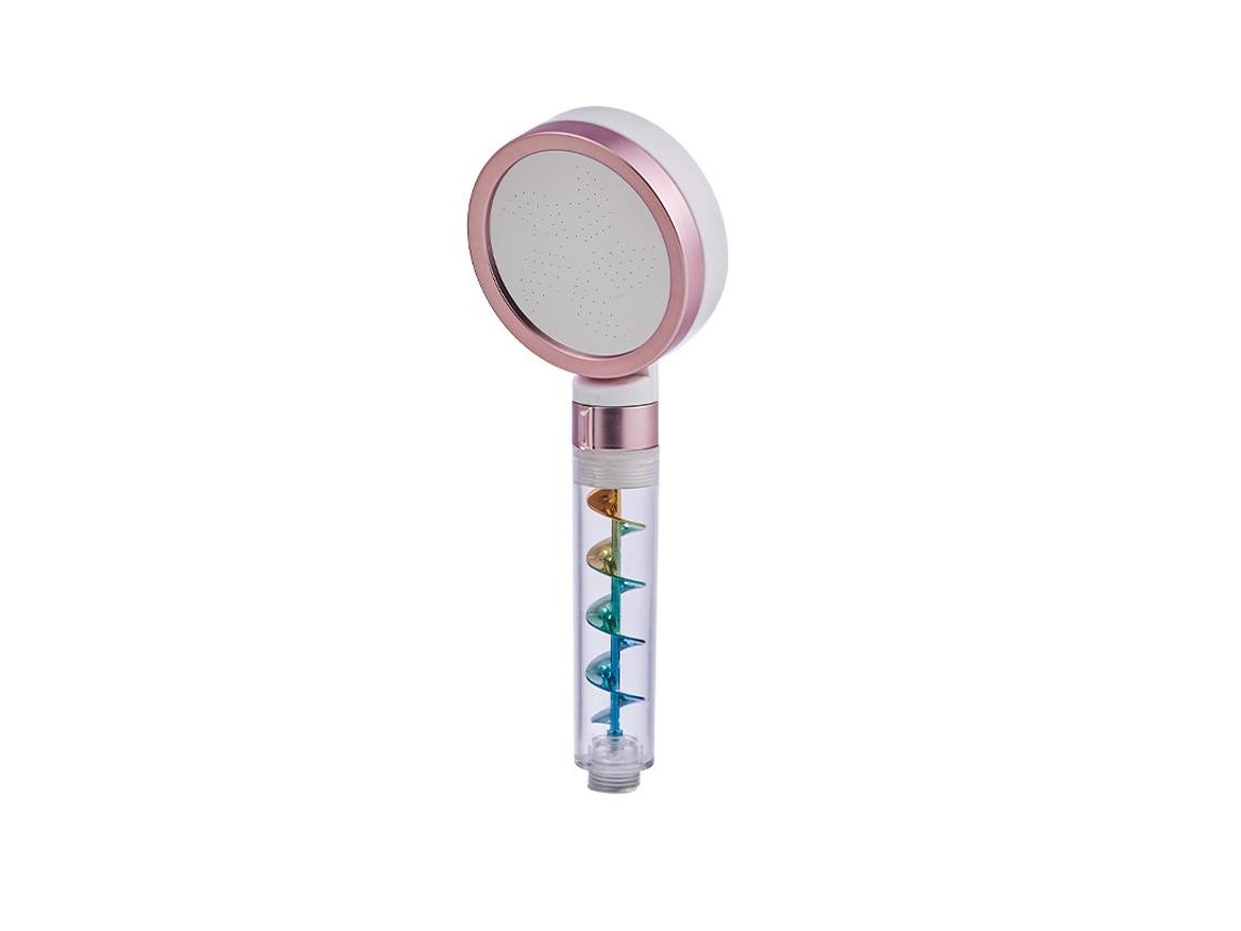 Chave de chuveiro filtrante com remoção de cloro rosa gold S/MARCA