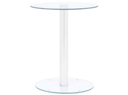 Vidaxl Mesa De Centro 40 Cm Vidro Temperado Transparente