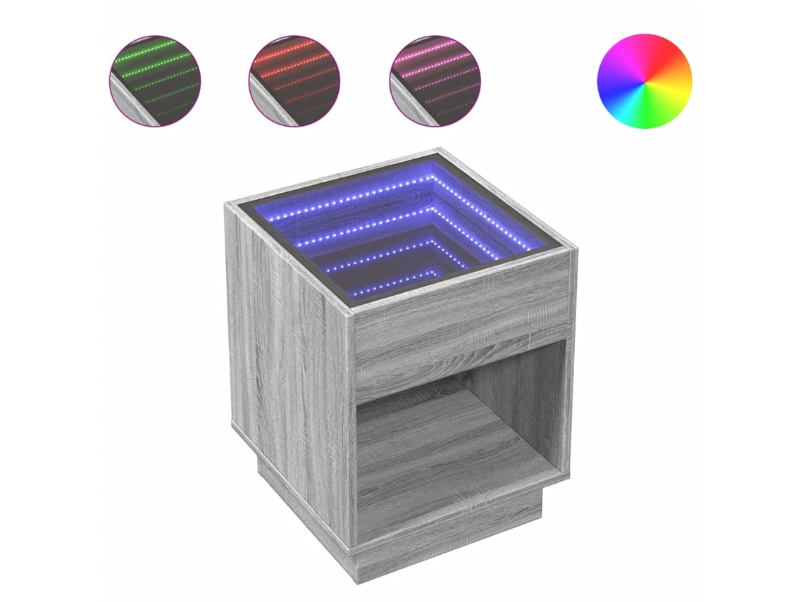 Coffee Table, Coffee Tables Vidaxl Cinzeto Madeira Processada (n/a)
