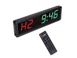 Relógio Timer Fitness com Controle Remoto Led 1.8 Polegada