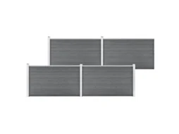 Fence Set, Fence Sets Vidaxl Cinzeto Wpc (n/a)