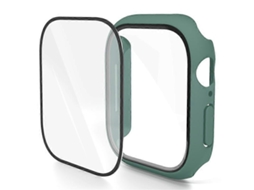 Capa Rígida De Pc Compatível Com Apple Watch Series 10 De 42 Mm Com Protetor De Tela De Vidro Temperado Webake