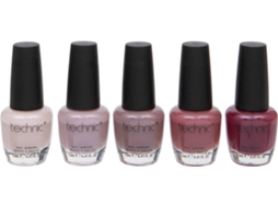 Conjunto de Vernizes TECHNIC Matte Nail Varnish (5 peças)
