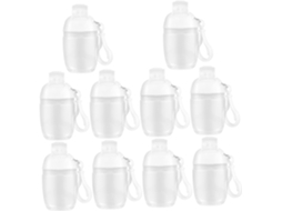 Conjunto De 10 Frascos Cosméticos Vazios Para Viagem, Ideais Para Guardar Seus Cosméticos.