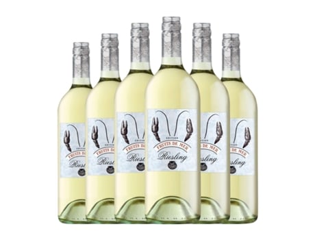 Vinho branco LERGENMÜLLER Fruits de Mer Riesling Seco Pfälz (1 L - 6 Unidades)