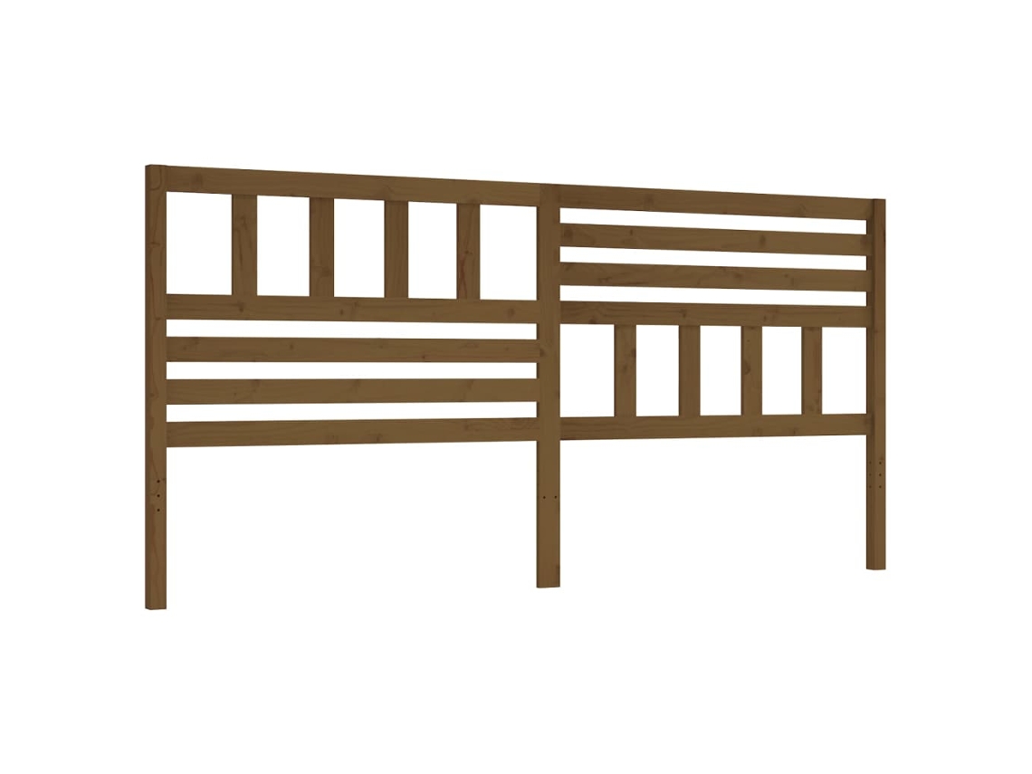 Bed Headboard, Bed Headboards Vidaxl Marrom Madeira De Pinho (206 X 100 Cm)