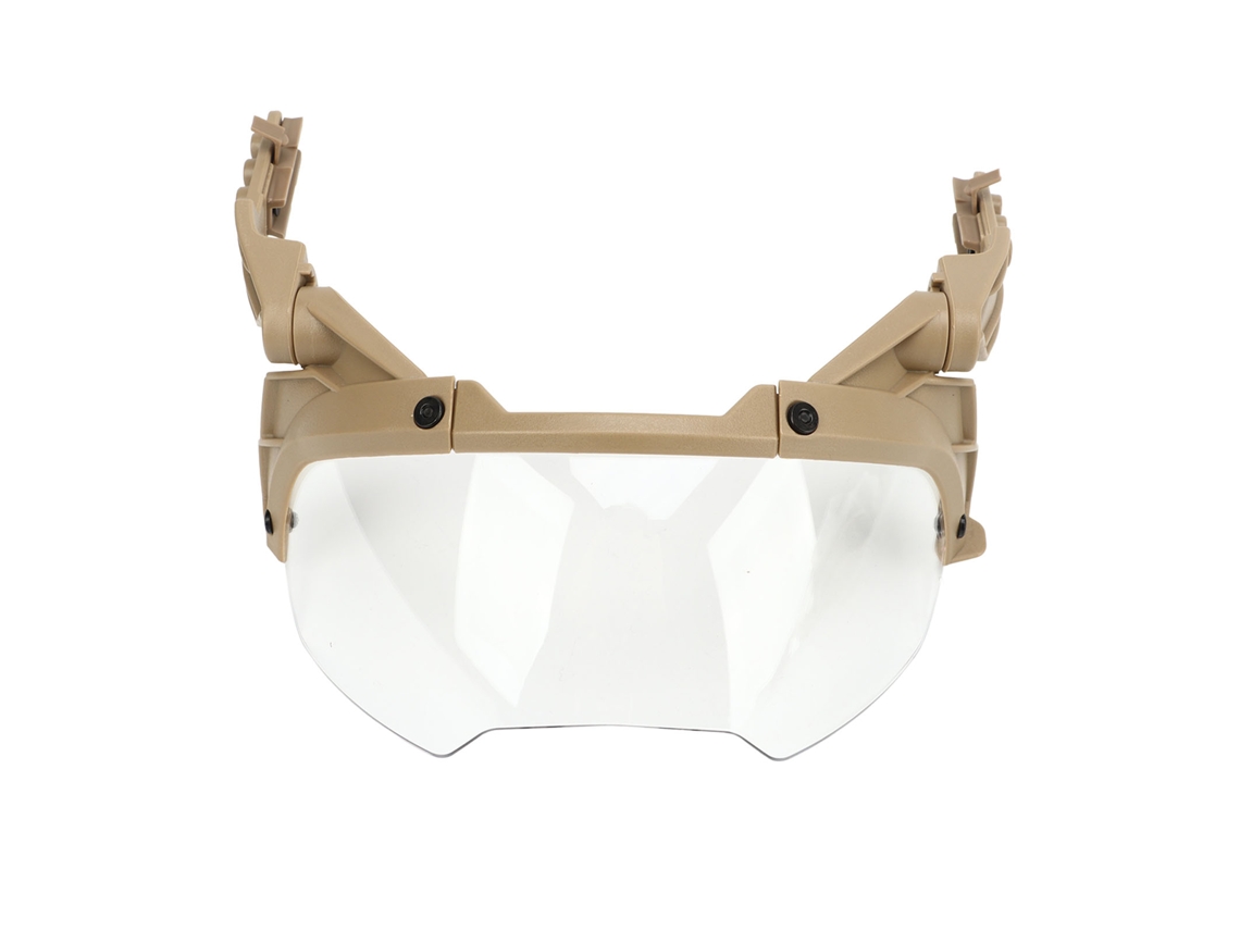 2026óculos De Capacete Ajustável Com Visor E Lente Transparente Para Caça E Ciclismo Mich Pc