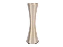 Baok - Vaso de flores alto, fino e dourado em metal, peça central decorativa moderna para casa e escritório.
