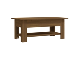 Coffee Table, Coffee Tables Vidaxl Marrom Madeira Processada (102 X 55 X 42 Cm)