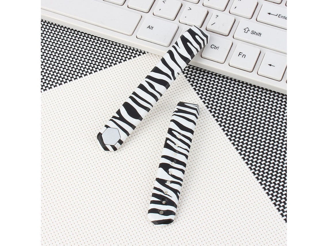 Pulseira EOOCOO (compatível com Decoração de Padrão Zebra Fitbit Alta)