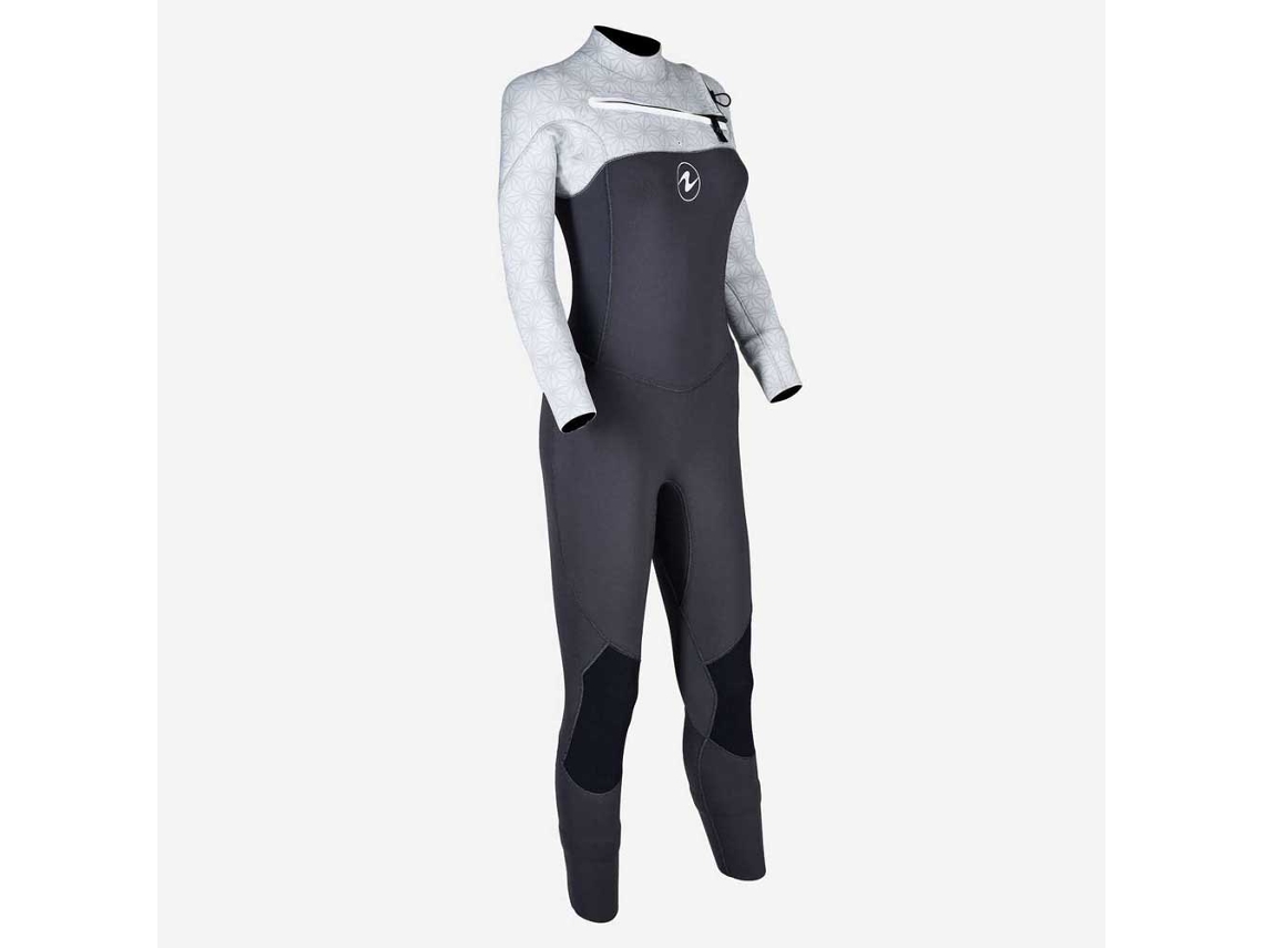 Cz Wetsuit Mulher Xscape 4/3/2 Mm Cinzento Laqualung