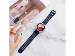 Pulseira De Silicone Bicolor Com Fivela Dupla Para Samsung Galaxy Watch4 40mm