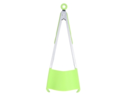 Colher De Silicone Antiaderente 2 Em 1 Para Cozinhar, Pão E Outros Alimentos Cor Verde Aquaforge