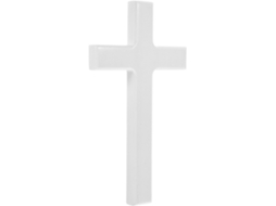 Parede Madeira Branca 21 Ornamento Religioso Decorativo Escritório Quarto Decoração Cristã Interna Cruz Cm GOKOCO