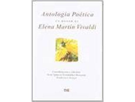 Livro Antologia Poetica En Honor De Elena Martin Vivaldi de Varios Autores