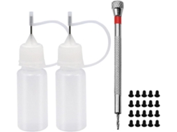 Conjunto De 23 Brocas Manuais Com Broca 1,6 Mm E Frasco Óleo 10 Ml