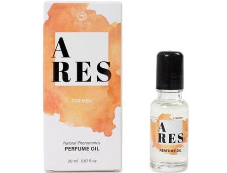 Secretplay - ares perfume natural feromonas em óleo para homem 20 ml