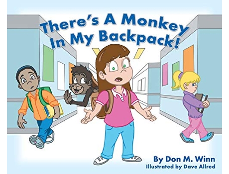 Livro Theres a Monkey in My Backpack de Don M Winn (Inglês - Capa Dura)