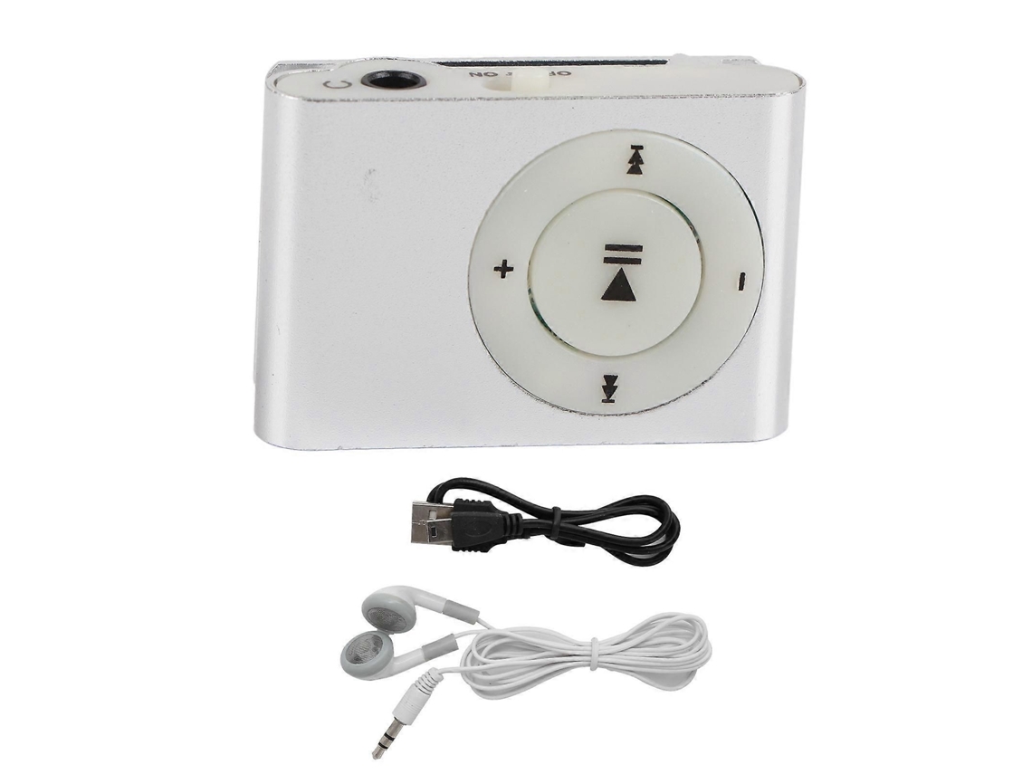Mini MP3 backclip, reprodutor portátil, com fones e cabo USB TAISHENGDA