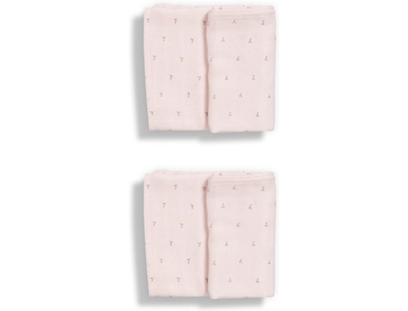 Fraldas de Pano  Pack de 2 Unidades Blush Rose (110 x 110 cm)