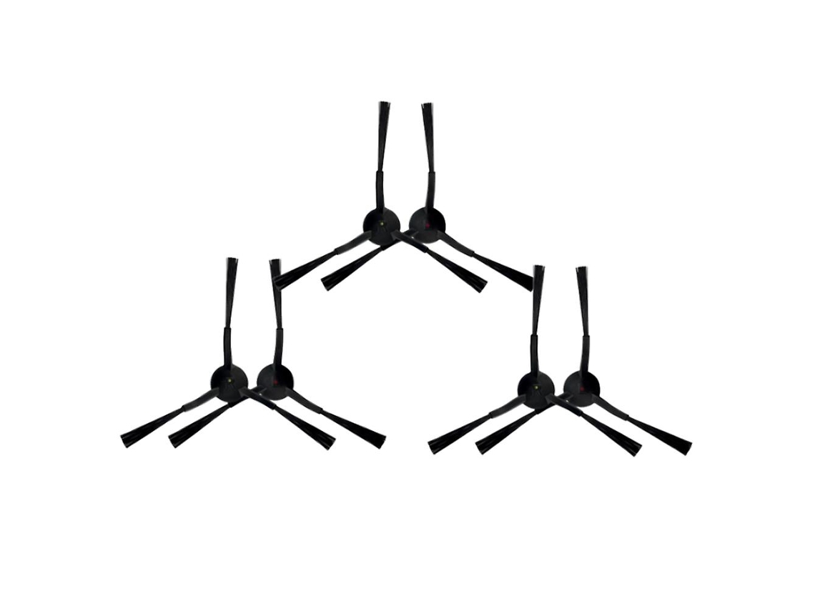 Acessórios de Aspirador 6 peças de escova lateral de pó robô G2 peças de reposição escova lateral para limpeza doméstica