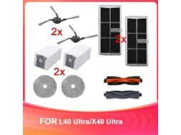 Acessórios Para Aspiradores De Pó Robóticos L40 Ultra/x40 Ultra Saco De Pó De Pano Filtro Hepa Slowmoose
