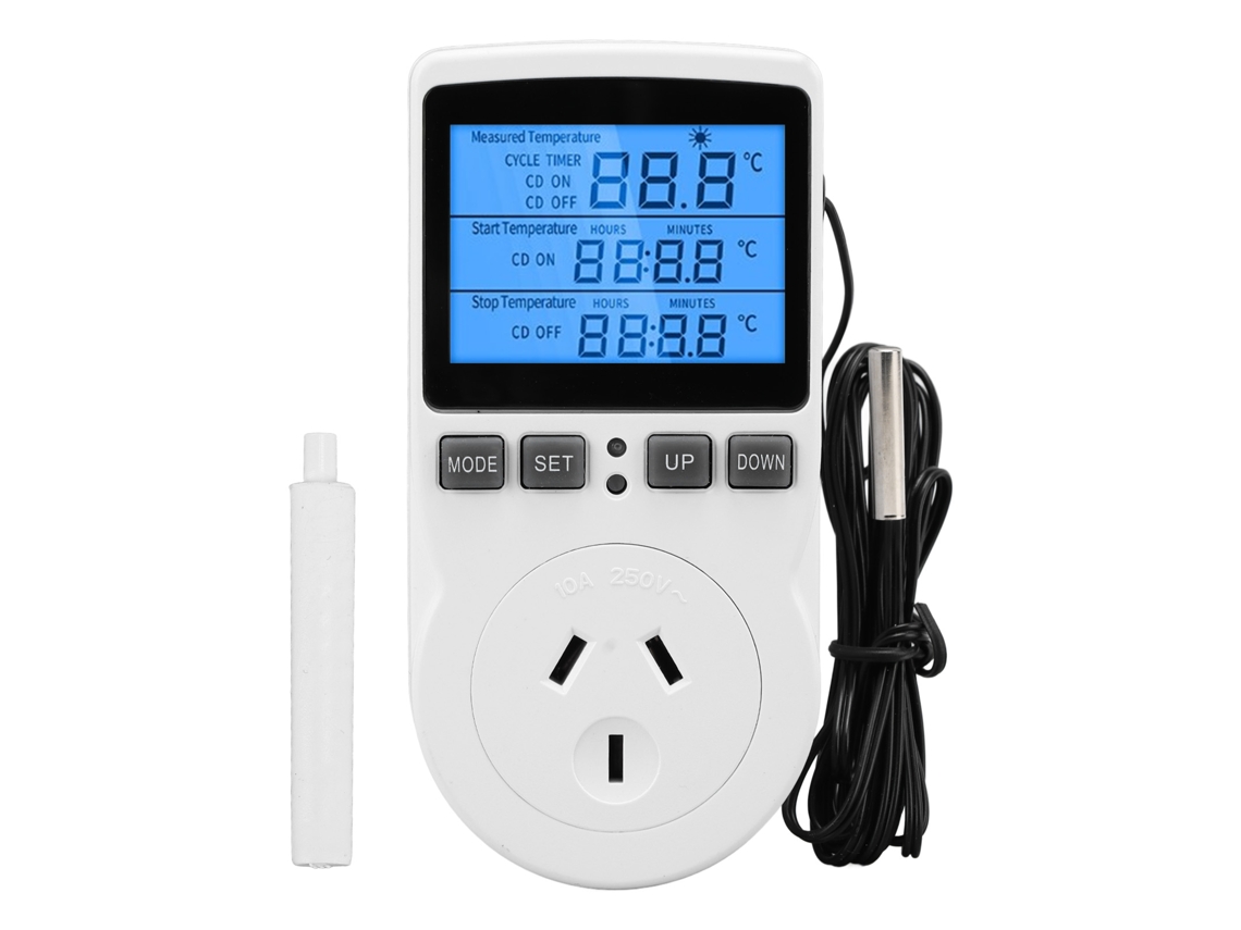 Controlador Digital De Temperatura Inteligente Laxiscreed Com Display De Energia E Timer Integrado