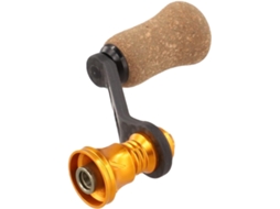 Manivela Para Carretel De Pesca, 70 Mm, Redonda, Para Carretéis Daiwa, Fibra De Carbono, Borracha E Cortiça,