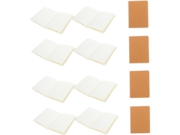 De 12 Cadernos Kraft, Com Páginas Em Branco, Ideais Para Escrever, Fazer Anotações E Viajar. Gokoco