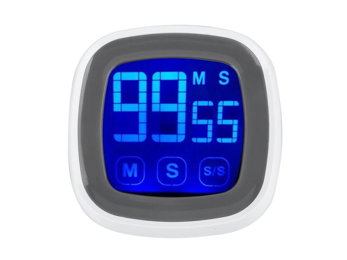 Timer De Cozinha Com Tela Sensível Ao Toque Digital, Display Led E Suporte Magnético
