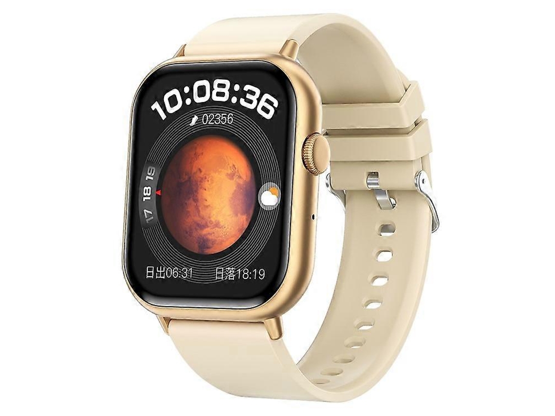 Relógio inteligente G44 de 2,01 polegadas com monitor cardíaco 24 horas e rastreador de condicionamento físico, pulseira de silicone para bicicleta elétrica