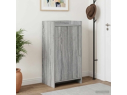 Vidaxl Armário De Sapatos Com Porta Sonoma Cinzento 48 X 36 X 92 Cm
