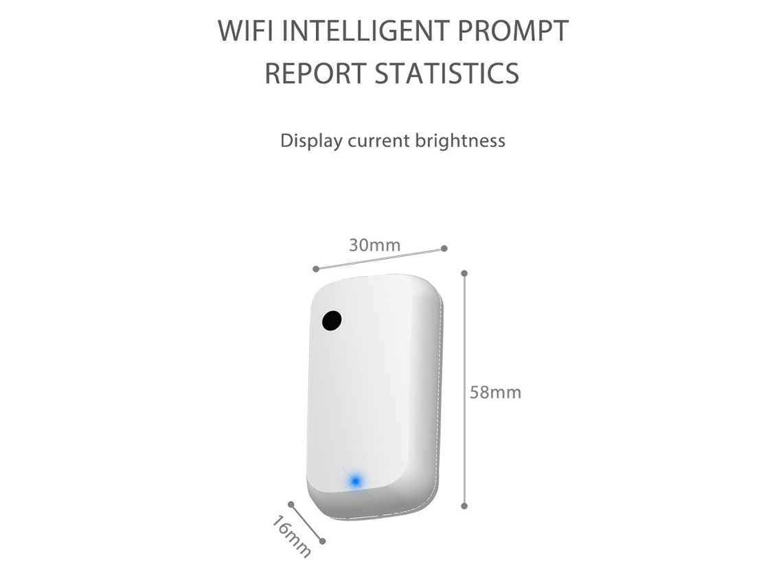 Sensor De Luz Zigbee Tuya: Inteligente, Controle Por Vinculação, Compatível Com Alexa E Dispositivos Tuya