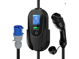 Carregador Ev Portátil, 7.2kw, 1 Fase, Corrente Ajustável Até 32a