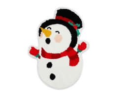 Tapete Decorativo Para O Natal, Macio E Felpudo, Com Estampa De Árvore De Natal, Papai Noel, Tapete De Banheiro Antiderrapante E A-aquaforge