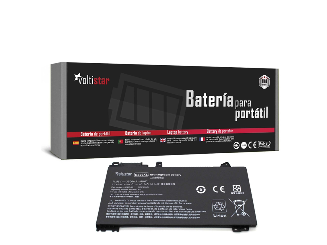 Bateria para Portatil Hp Probook 430 440 450 445 455 455R G6 Re03Xl Hstnn-Ub7R Hstnn-Ob1C