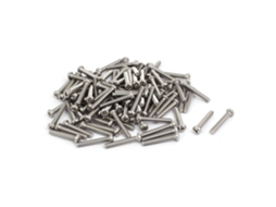 6 Parafusos CHABERLU de cabeça chata escareada M6 x 55mm com rosca interna