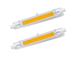 Lâmpada Led R7s 118mm Branco Frio 6000k 1200lm 13w Equivalente A 100w Halógena Pacote De 2