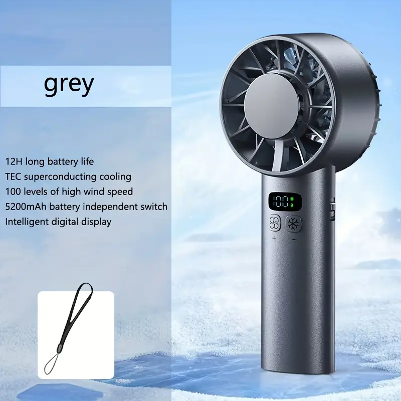 Ventilador de 5200mah com Resfriamento a Gelo BRILVIBERA