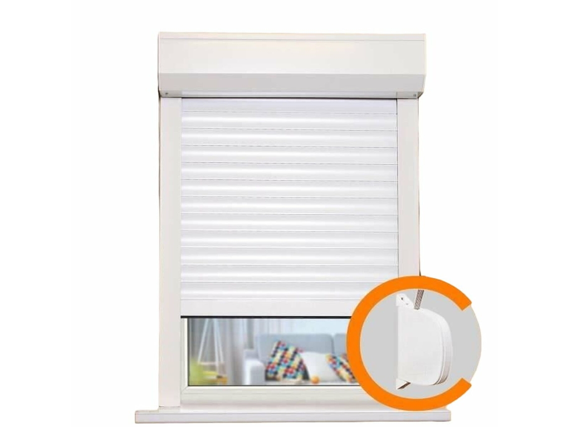Persiana Branco 100x120 cm Pvc
