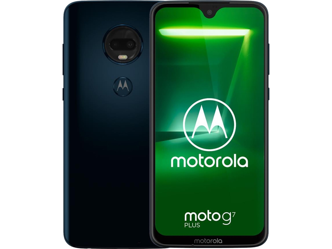 Smartphone MOTOROLA Moto G7 Plus Dual-Sim (Recondicionado Sinais de Uso - 64 GB - Azul)