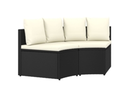 Garden Sofa, Garden Sofas Vidaxl Preto Rattan / Vime (n/a)