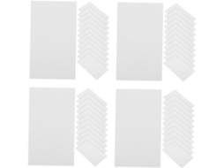 4 Conjuntos Carte Vierge Blanche Rangement Cartas De Jogar Cartes De Correspondance De Visite Vierges À
