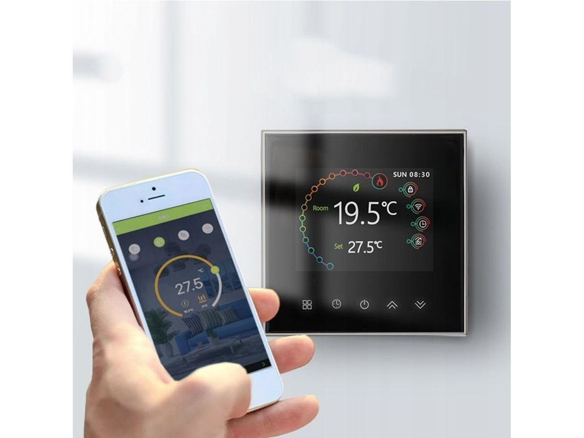 Termostato Wifi Tuya Zigbee Bht 2002 Programável Aquecimento De Piso À Base De Água Aquaforge