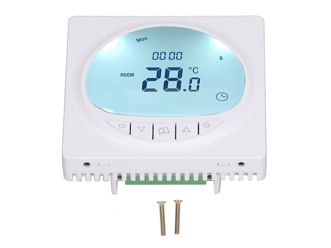 Laxiscreed Termóstato De Aquecimento De Piso Hidrónico Com Ecrã Lcd E Controlo Inteligente 220v