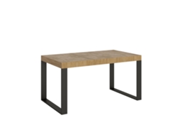 Mesa de Refeição ITAMOBY Tecno Premium (90x160/420 - Painéis em Melamina - Carvalho Natural)