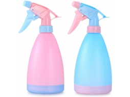 Conjunto De 2 Frascos Spray Recarregáveis Para Óleo E Azeite, Em Plástico, 500 Ml, Azul, Rosa, Para Plantas, Limpeza Doméstica